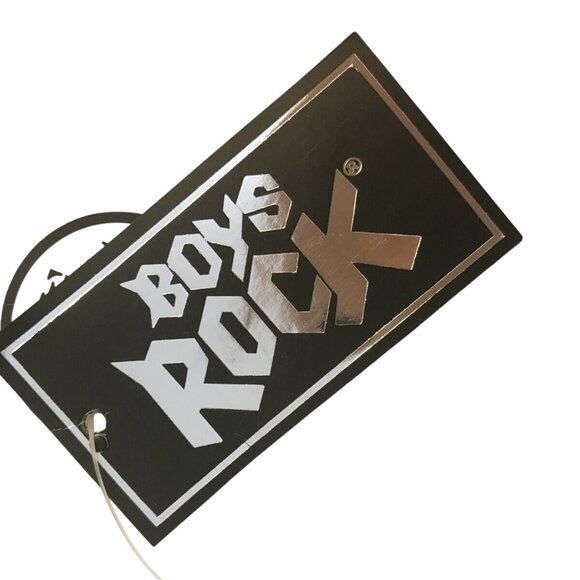 Boys Rock 2 Piece Set 2T blue button hoodie sweater brown corduroy pants - Picture 7 of 12